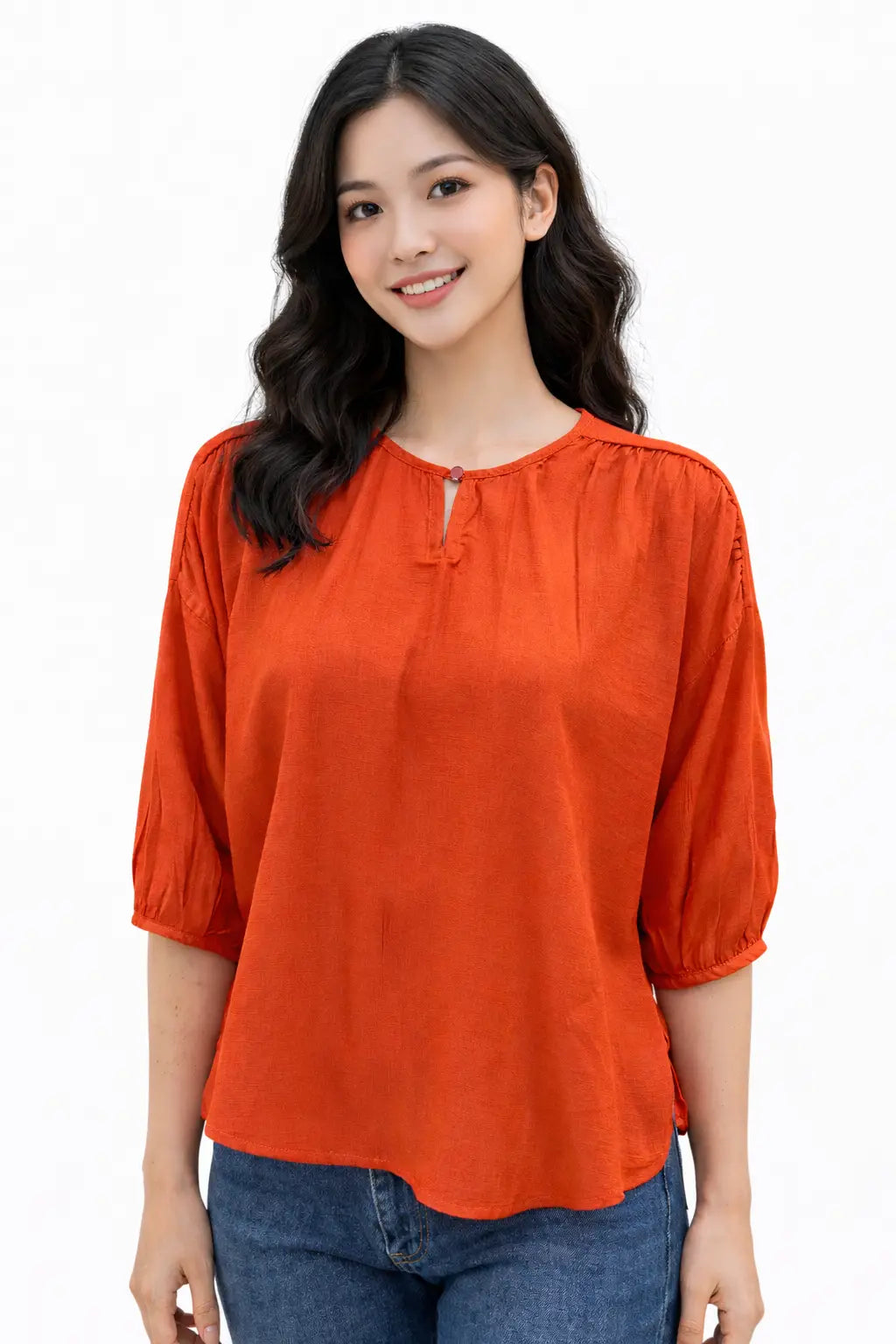 Women's Casual Solid Top for Effortless Style and Ultimate Comfort - ASTRON