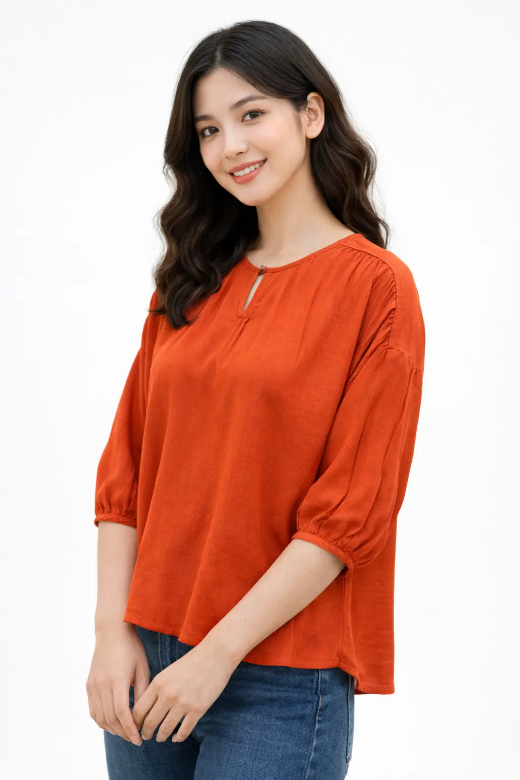 Women's Casual Solid Top for Effortless Style and Ultimate Comfort - ASTRON