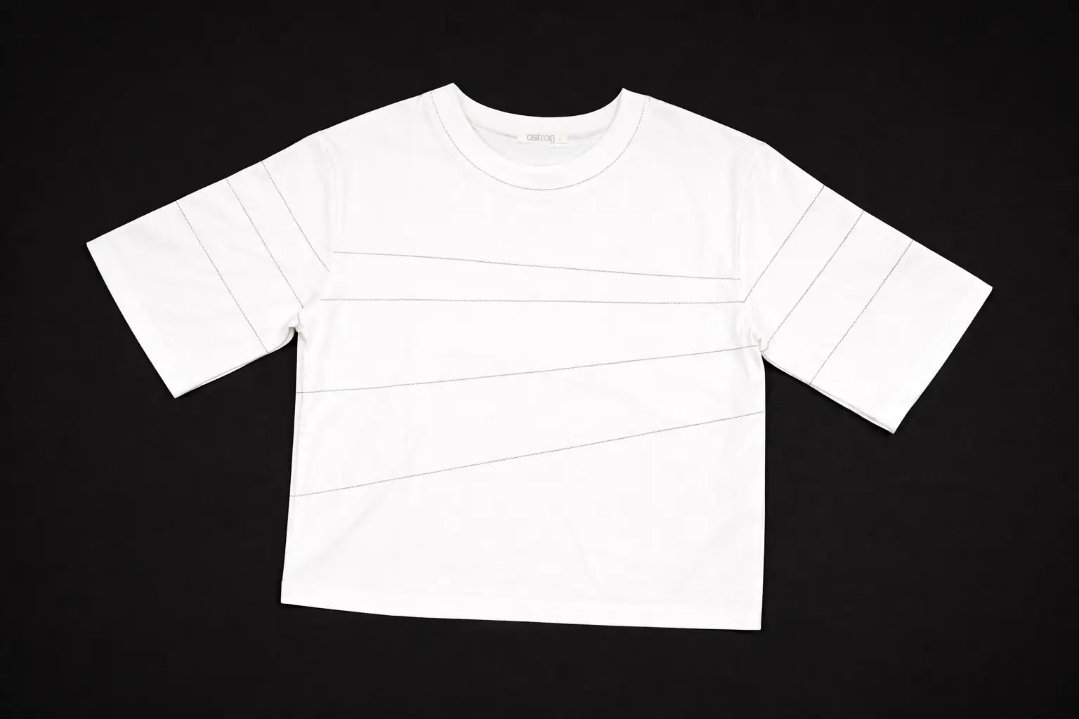Women’s Oversized Casual Tee with Stitch Detail - ASTRON
