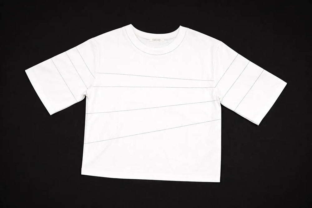 Women’s Oversized Casual Tee with Stitch Detail - ASTRON