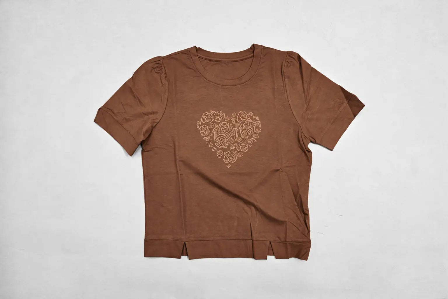 Women’s Embroidered Rose Motif Top - ASTRON