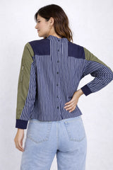 Women’s Color-Block Panel Sweatshirt