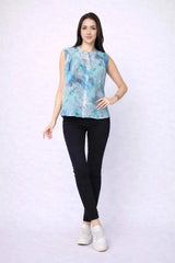 Astron – Sleeveless Comfort Fit Shirt for Women