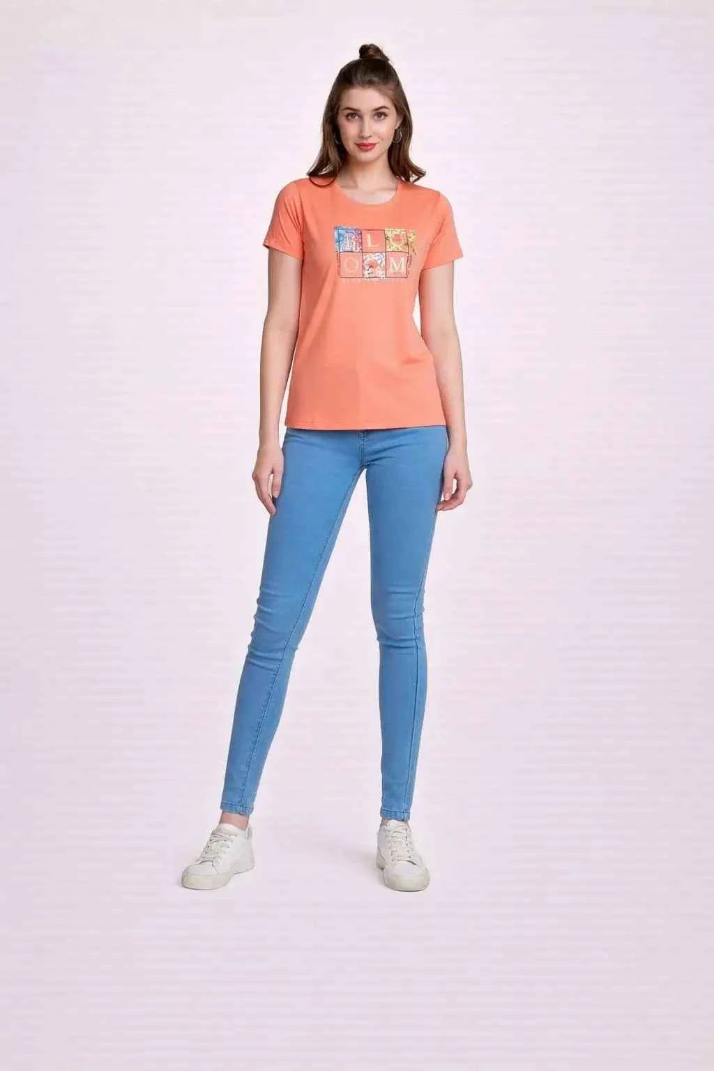 Astron – Round Neck Half Sleeves Women’s T-Shirt