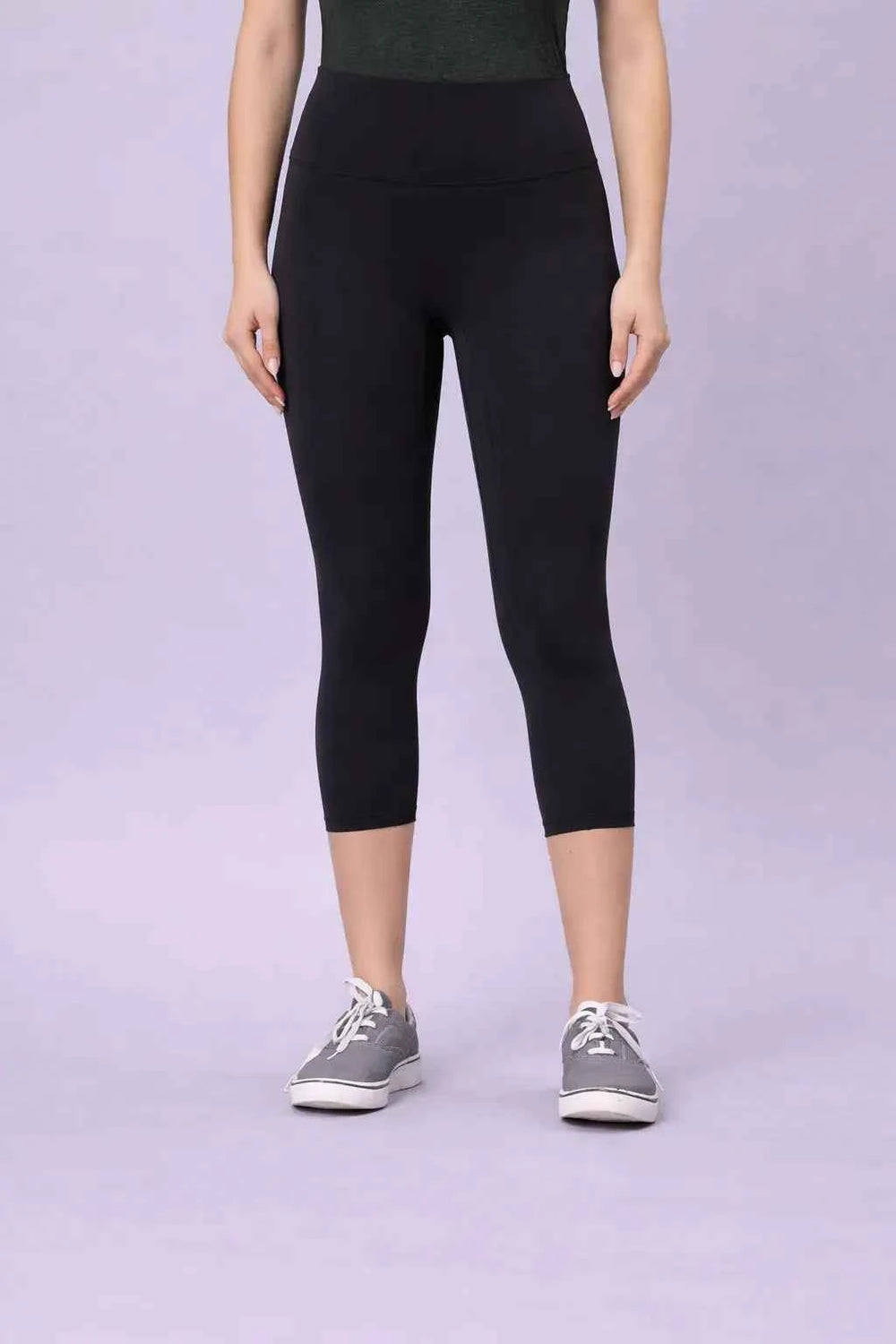 Astron – High-Waisted 4-Way Stretch Cropped Sports/Gym Leggings for Women