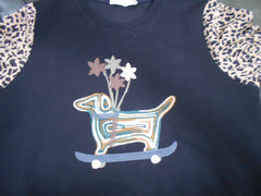 Women’s Printed Sleeve Sweatshirt