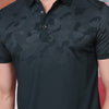 Polo T-shirt Camouflage Gradient Print For Men