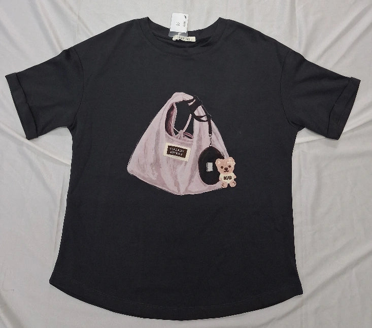 Women's Graphic Print Casual T-Shirt.