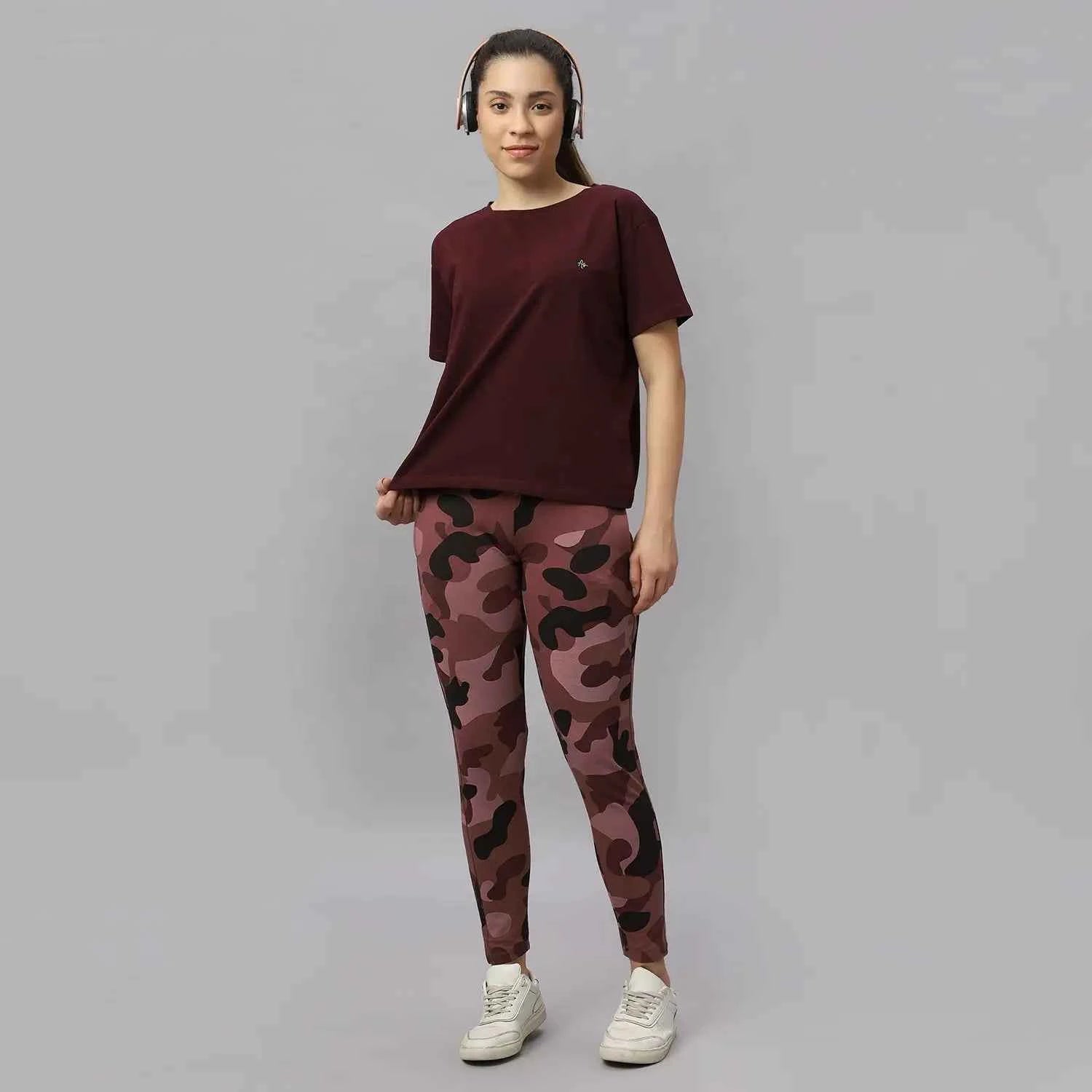 Astron – Women’s Camouflage Printed 4-Way Stretch Track Pant