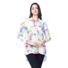 Astron – High-Low Women’s Shirt – Elegant Style & Comfort