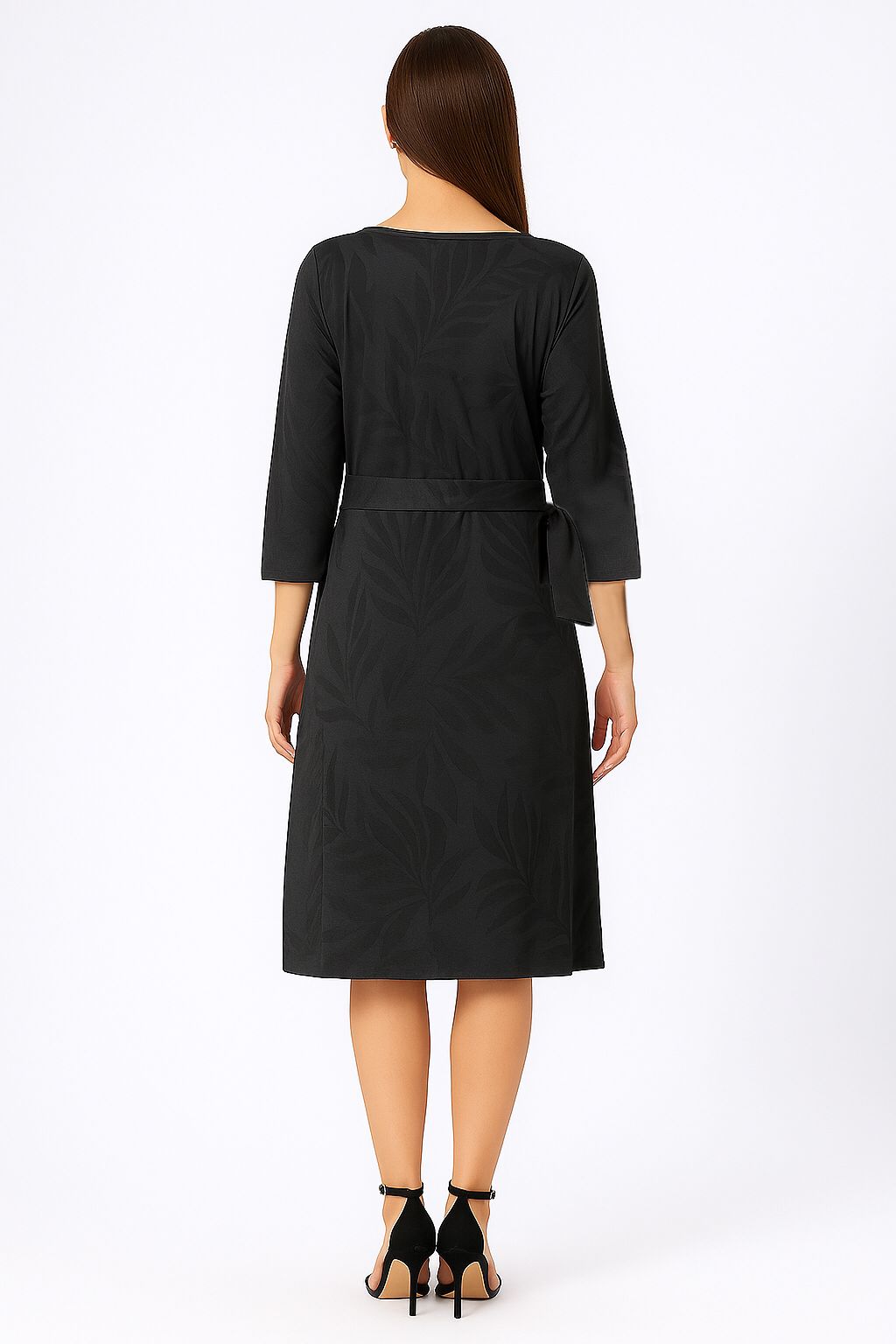 Astron - Round Neck Midi Dress For Women