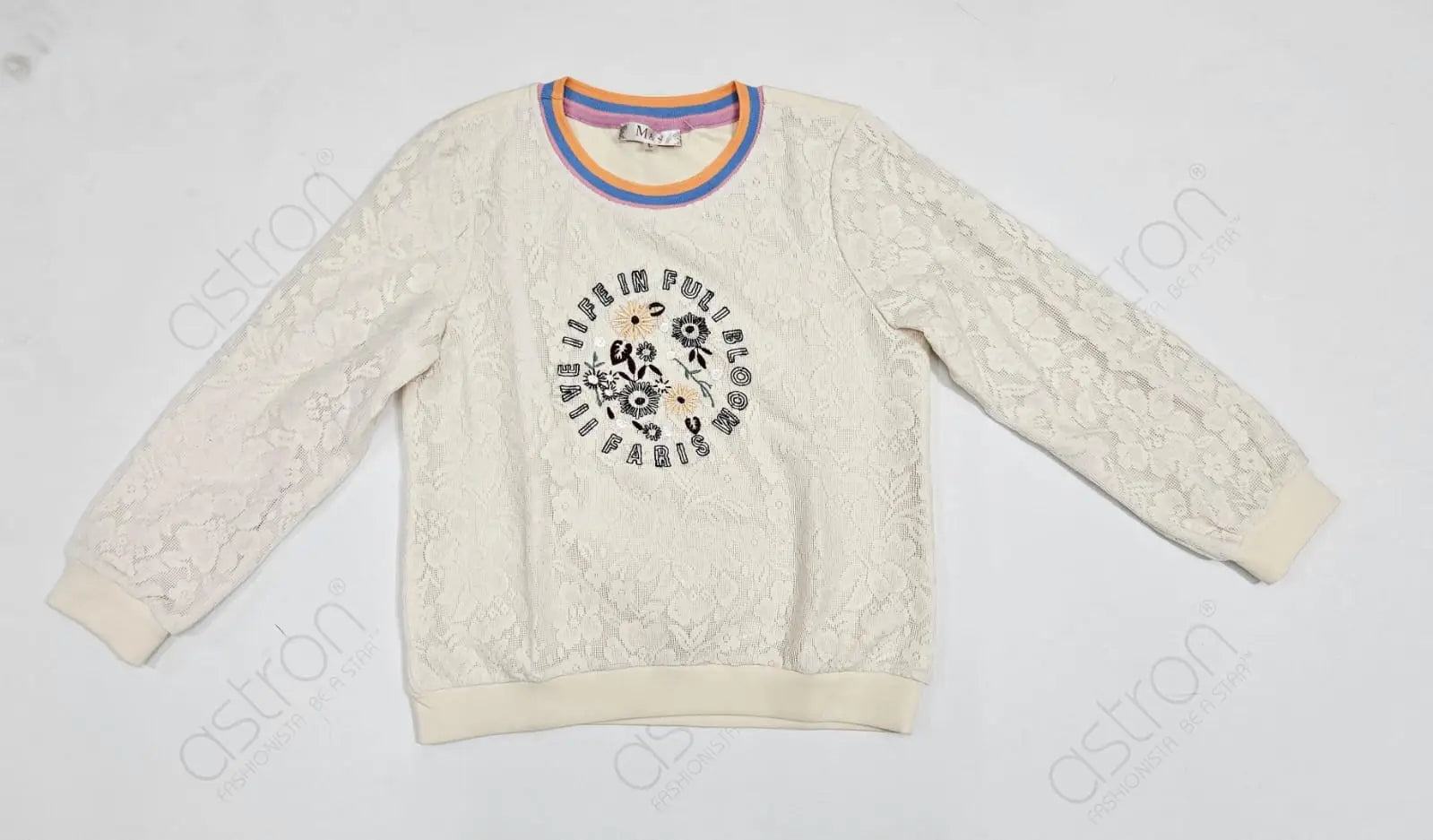 Women’s Lace Sweatshirt - ASTRON