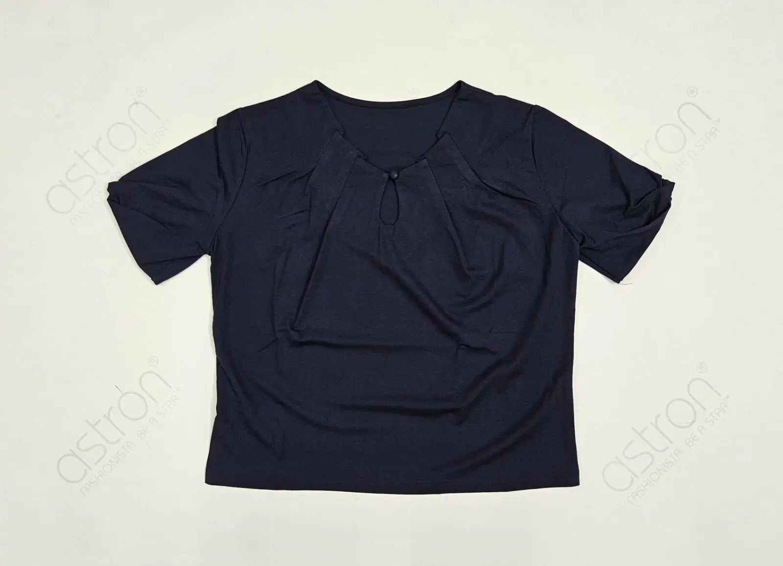 Women’s Keyhole Neck Elegant Blouse - ASTRON