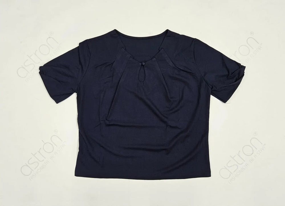 Women’s Keyhole Neck Elegant Blouse - ASTRON
