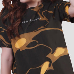 Short Sleeves Relaxed Fit T-shirt For Women.