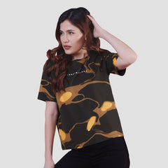 Short Sleeves Relaxed Fit T-shirt For Women.