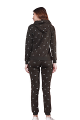 Full Sleeves Olive Color Hoodie Set for Women - Stylish Co-Ord Ensemble - ASTRON