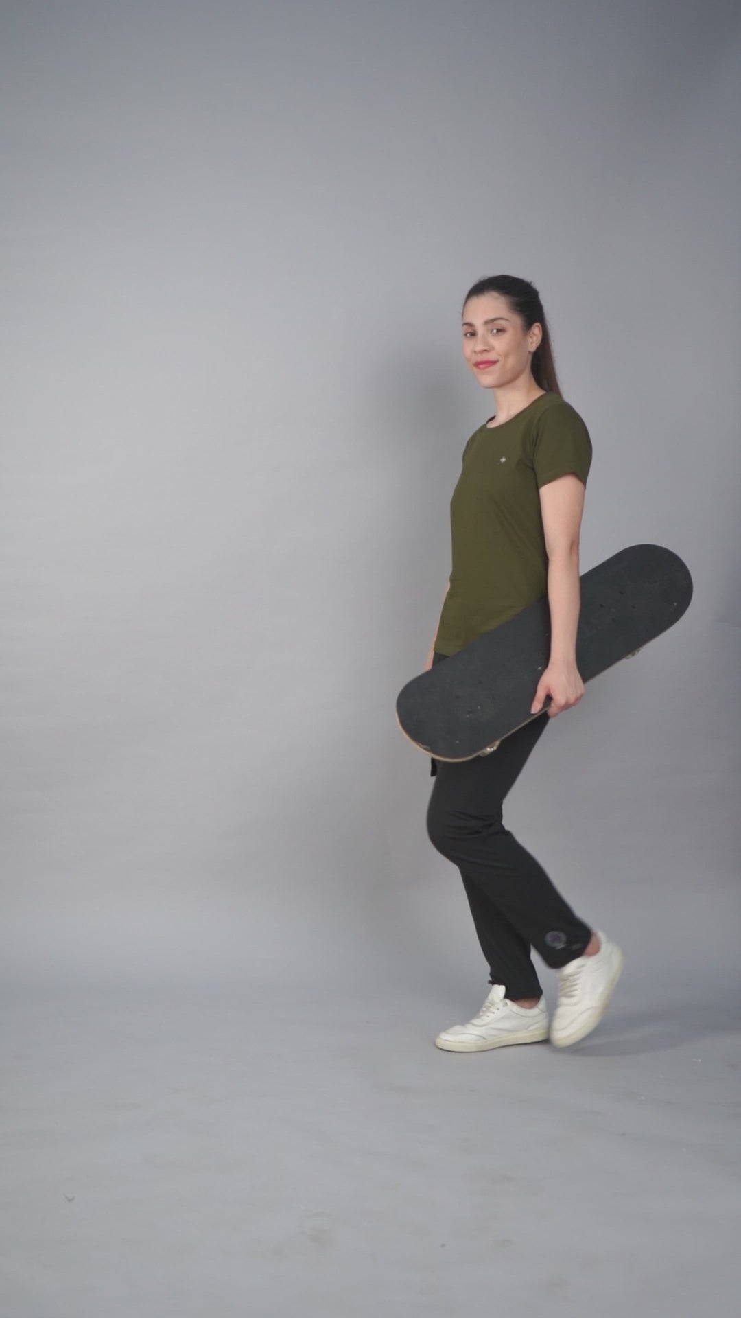 Four Way Stretched Comfort Fit Women's Track Pant With 3 Pockets.